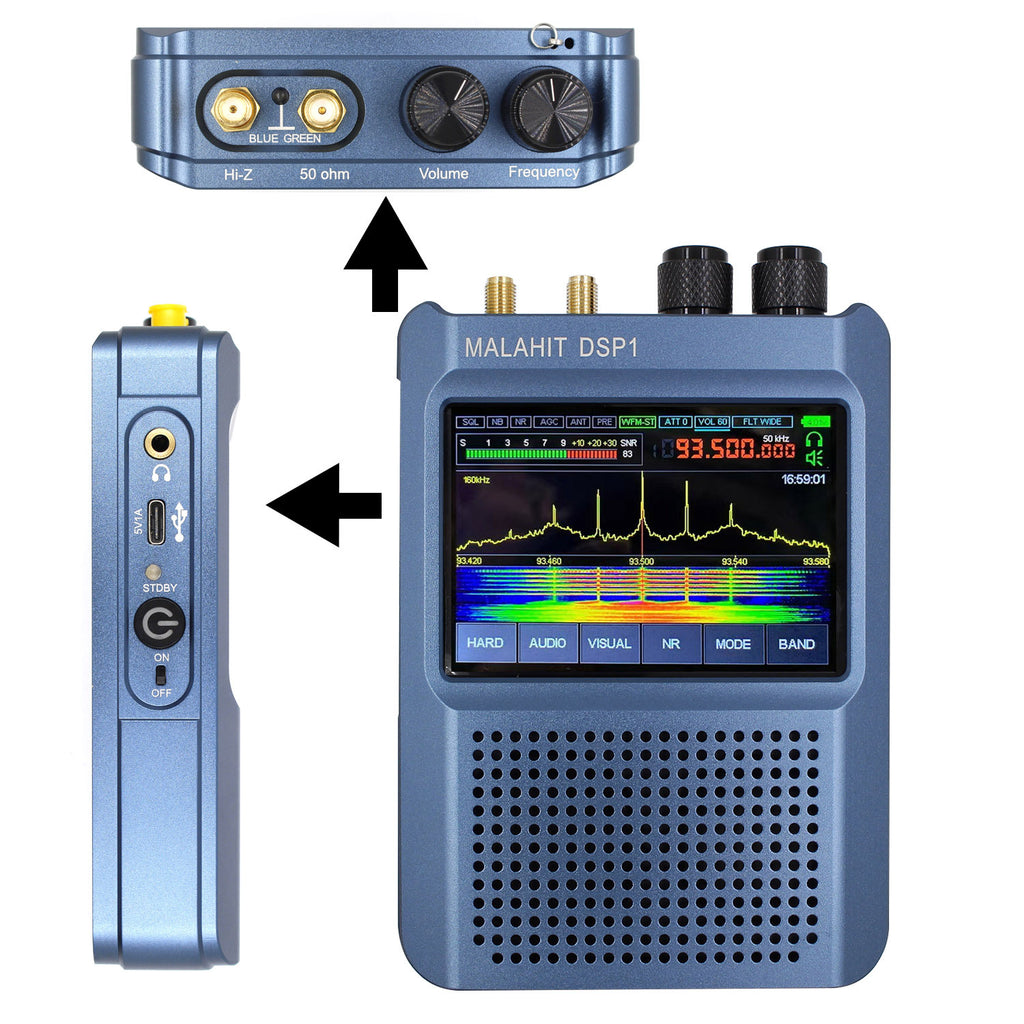 V9 Version 1.10D Malahit-DSP1 SDR Receiver