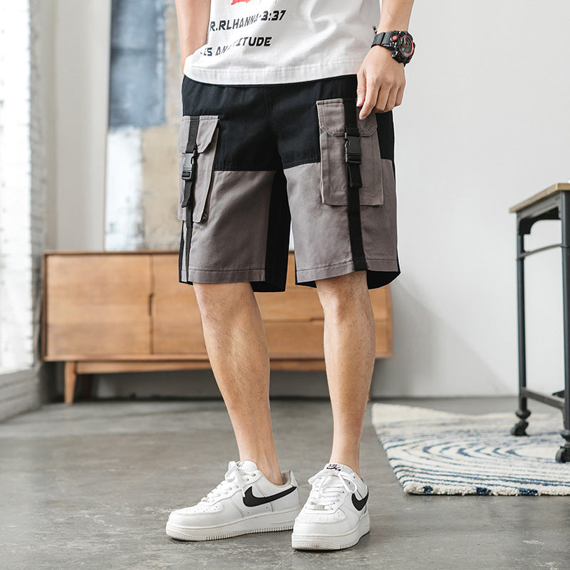 Men's Loose Fit Multi-Pocket Cargo Shorts
