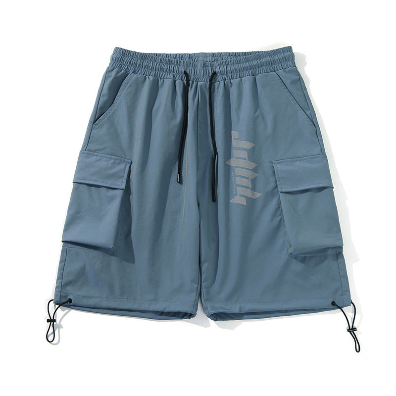 Men's Japanese Loose Multi-Pocket Cargo Shorts