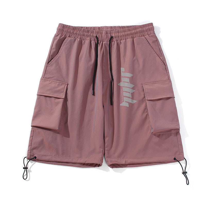 Men's Japanese Loose Multi-Pocket Cargo Shorts