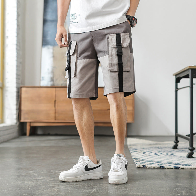 Men's Loose Fit Multi-Pocket Cargo Shorts