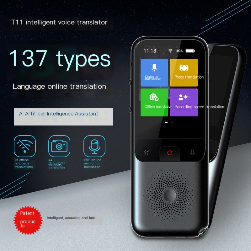 Smart Translation Device for 138 Languages, Offline Use