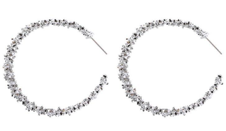 European Style Spiky Circle Dangle Earrings Jewelry
